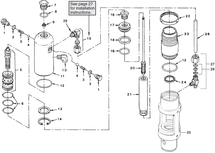 PowrTwin 8900GH Hydraulic Motor Parts